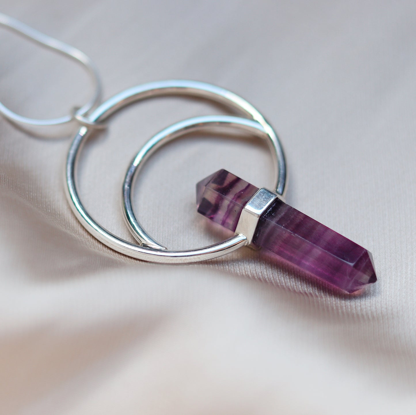 Nyaklánc Fluorittal