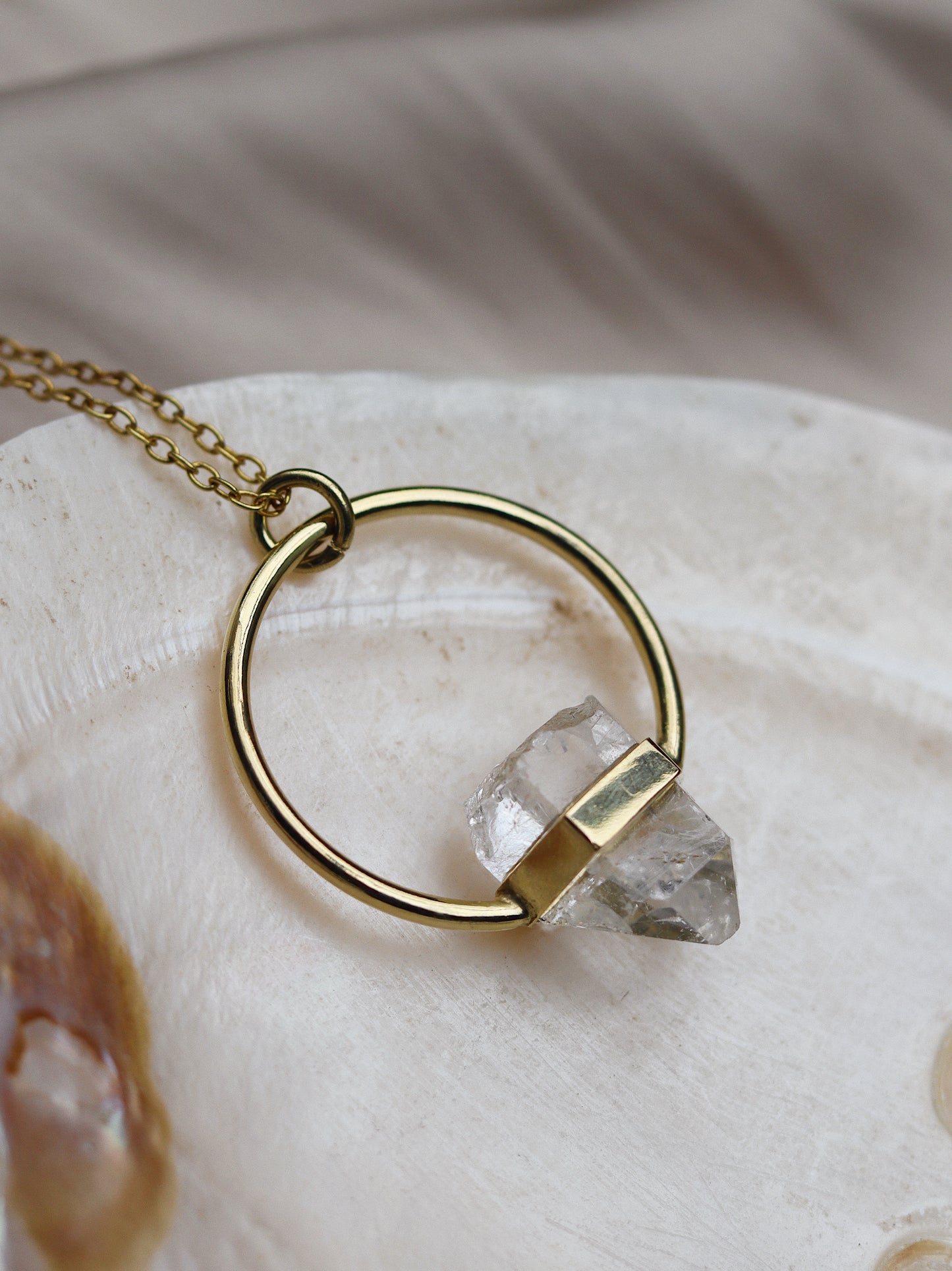 Citlali Necklace with Clear Quartz