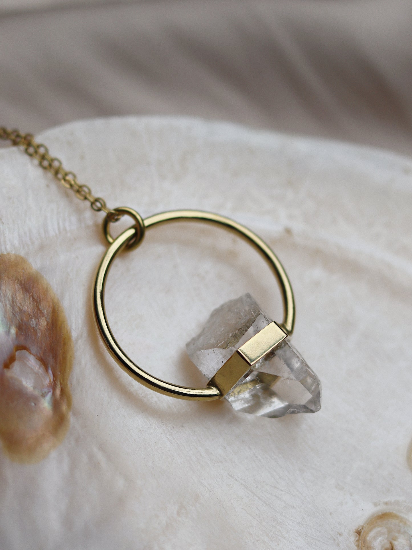 Citlali Necklace with Clear Quartz