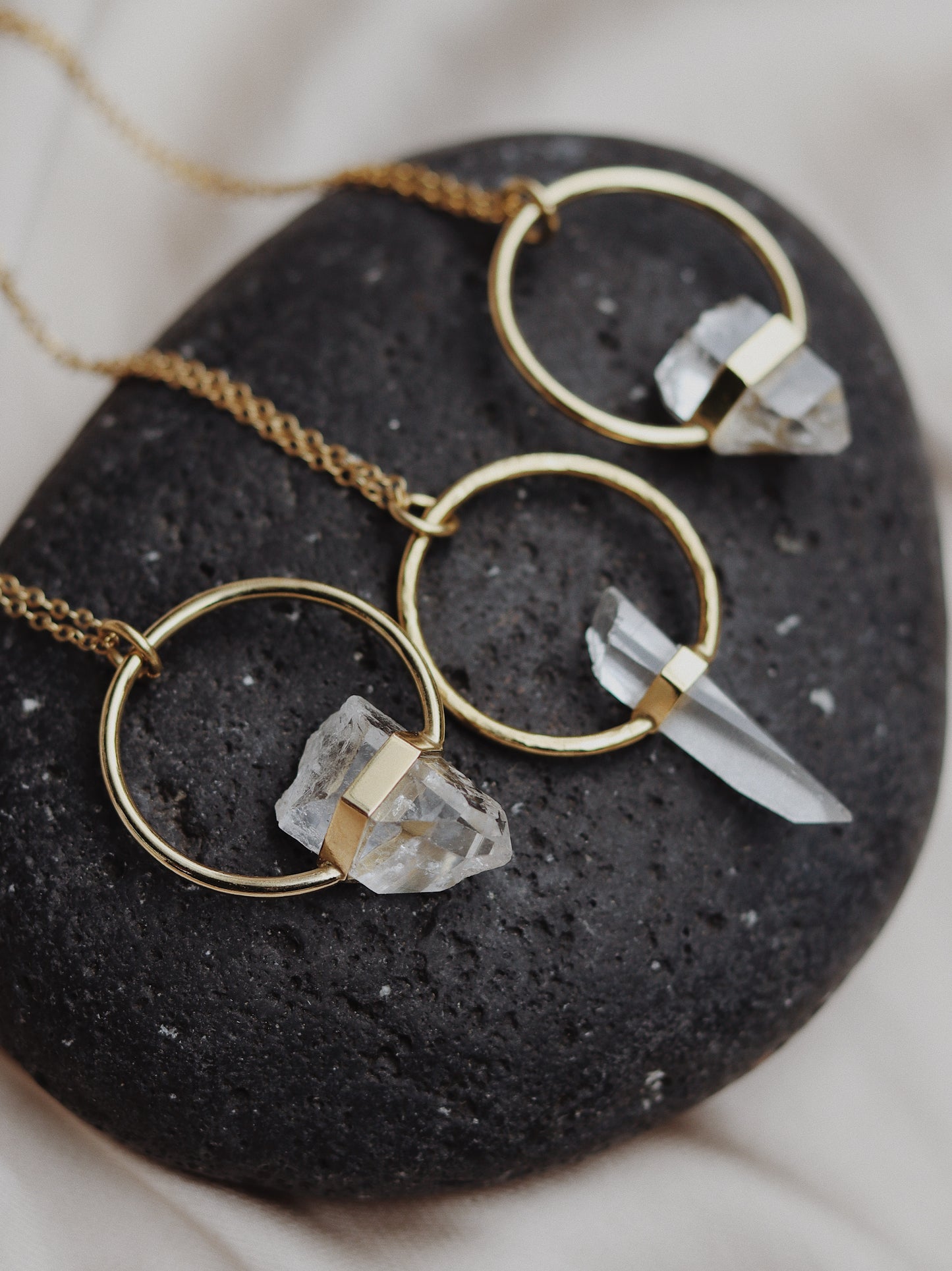 Citlali Necklace with Clear Quartz