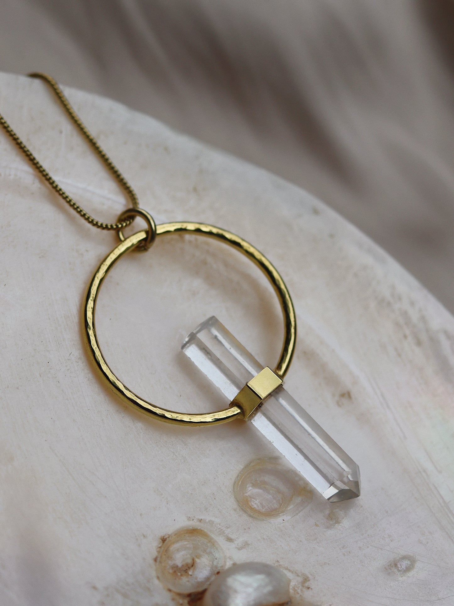 Citlali Necklace with Clear Quartz