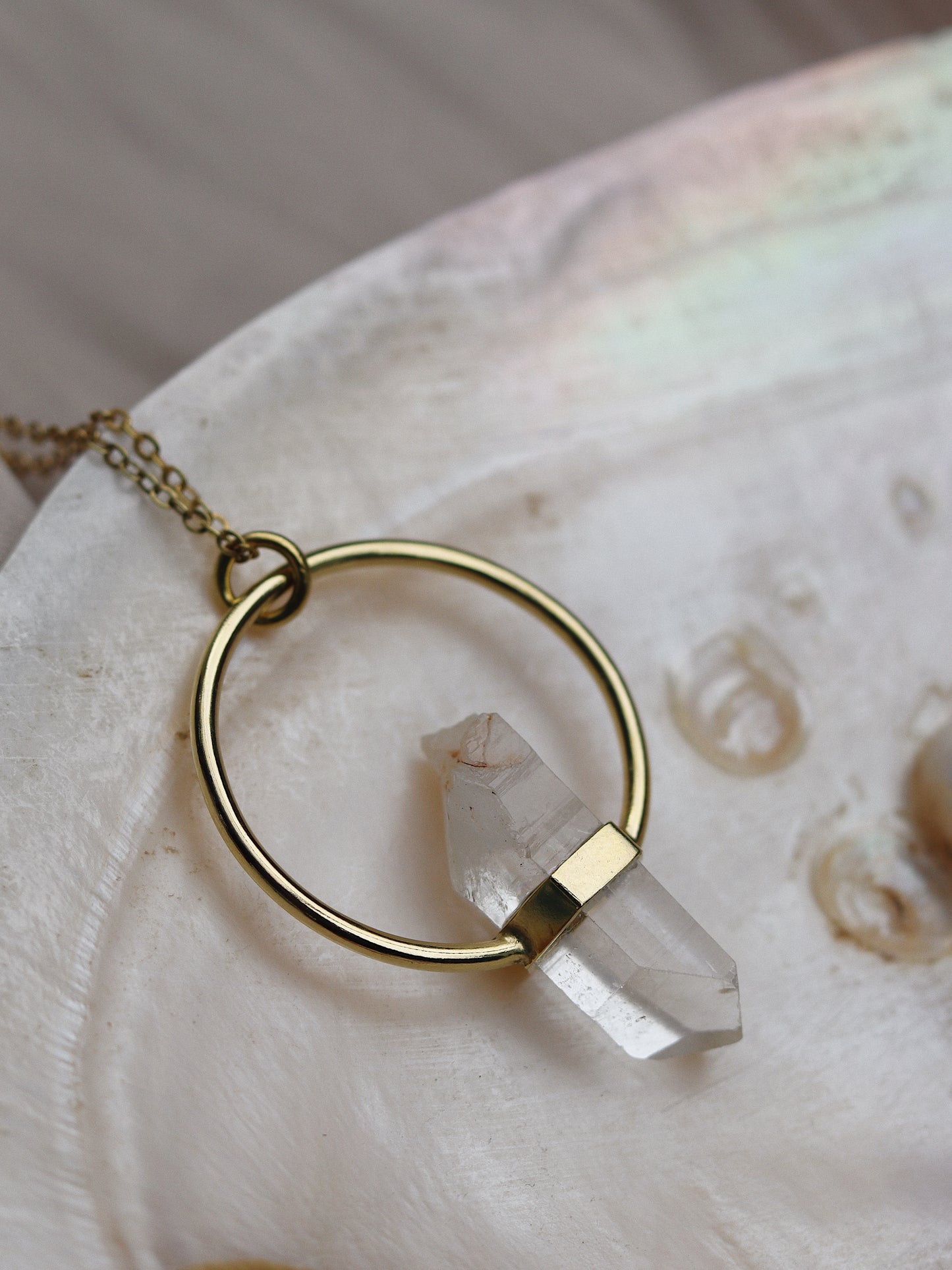 Citlali Necklace with Clear Quartz