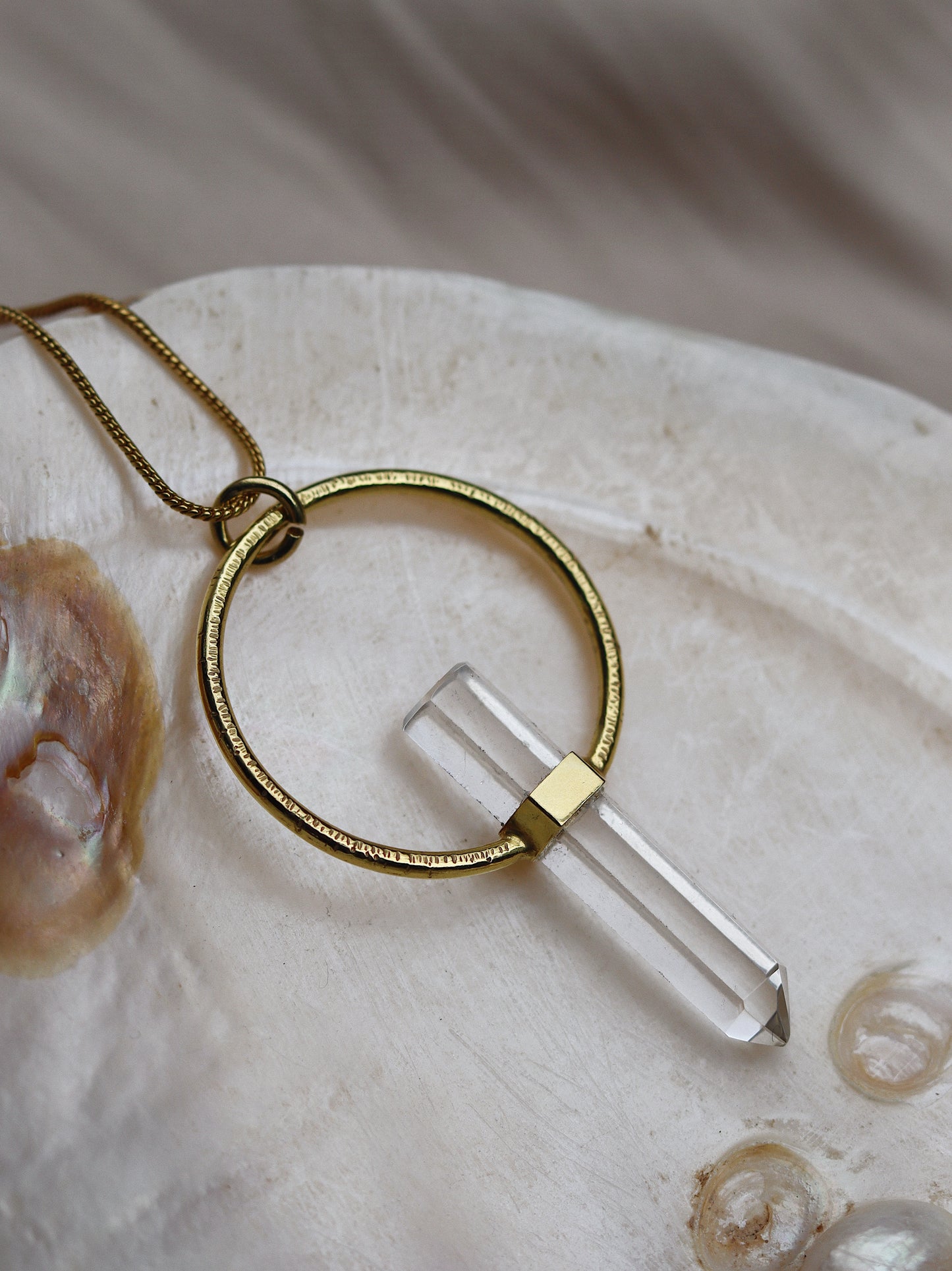 Citlali Necklace with Clear Quartz