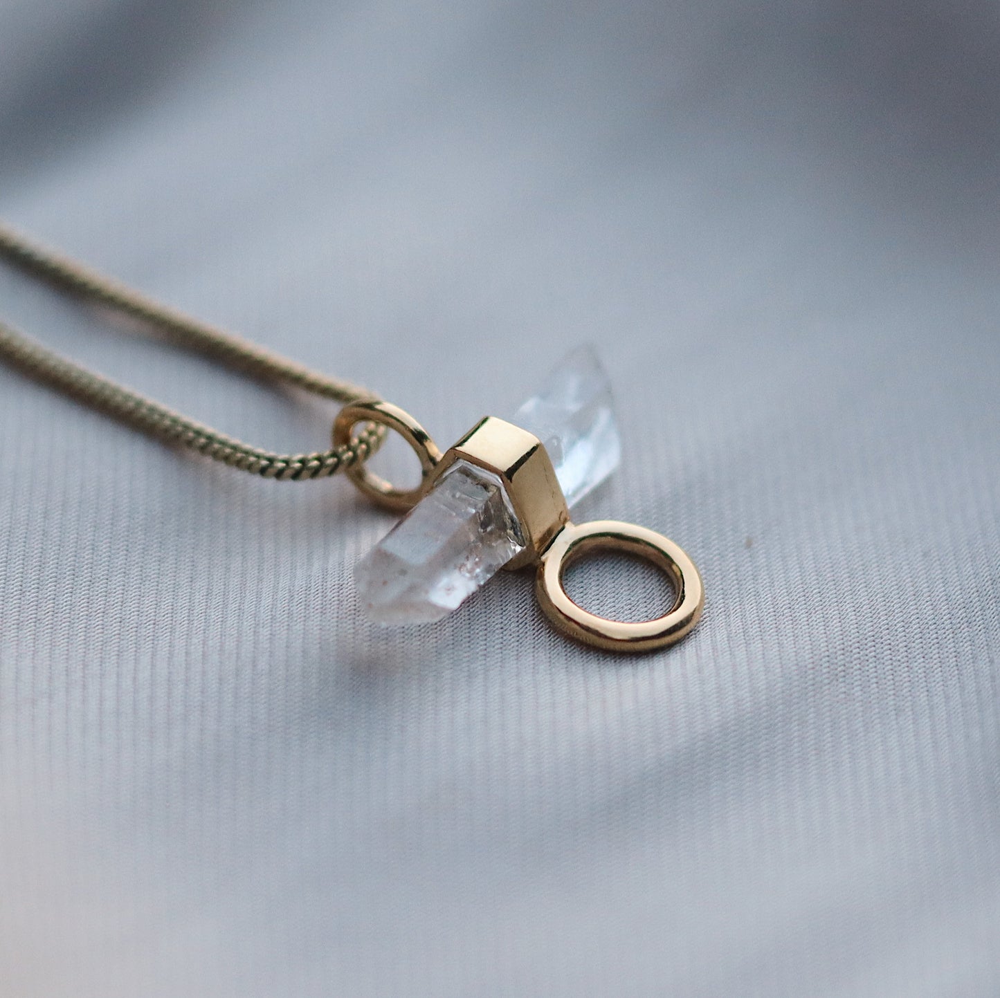 Reia Necklace with Clear Quartz