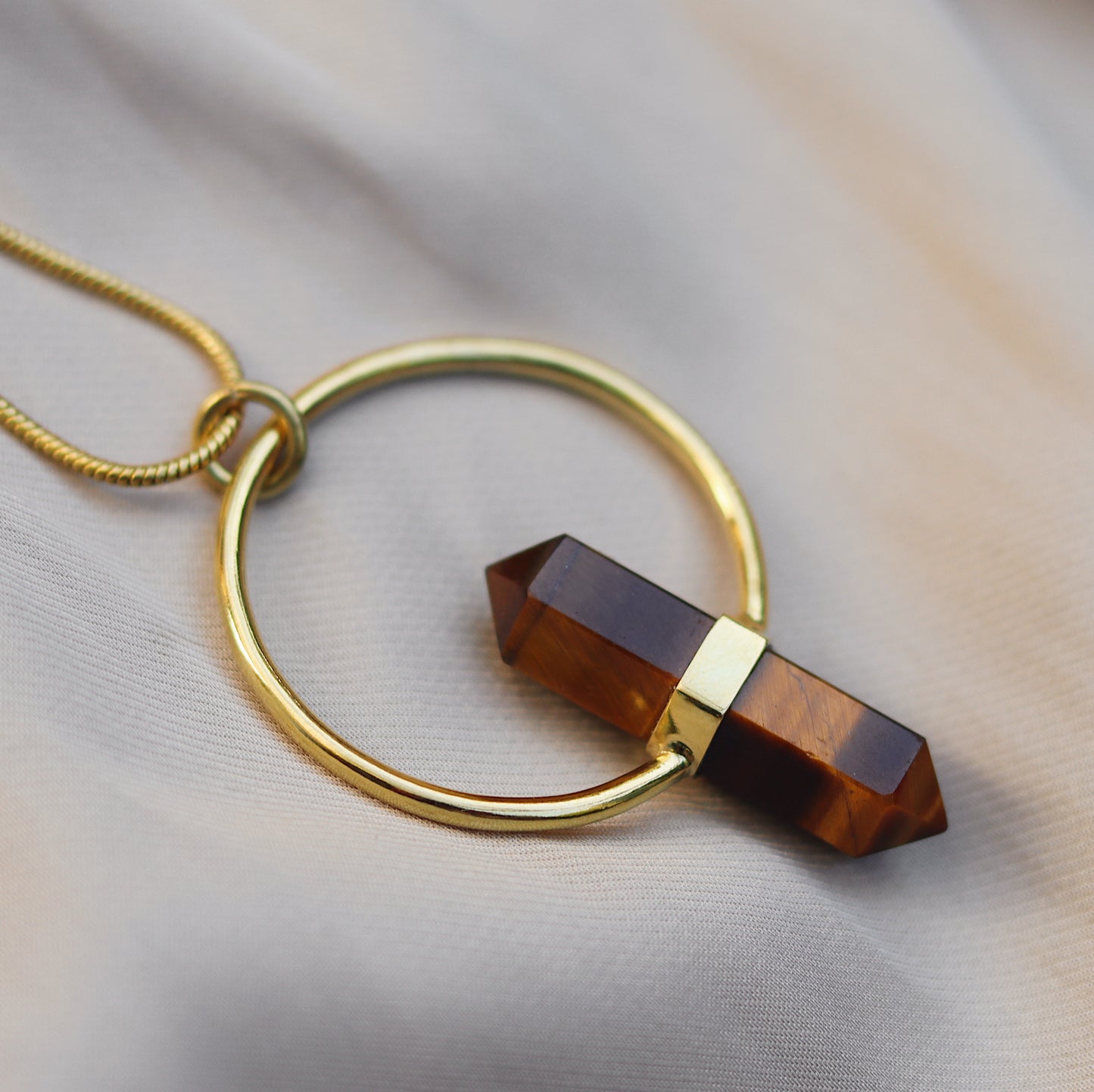 Citlali Necklace with Tiger Eye