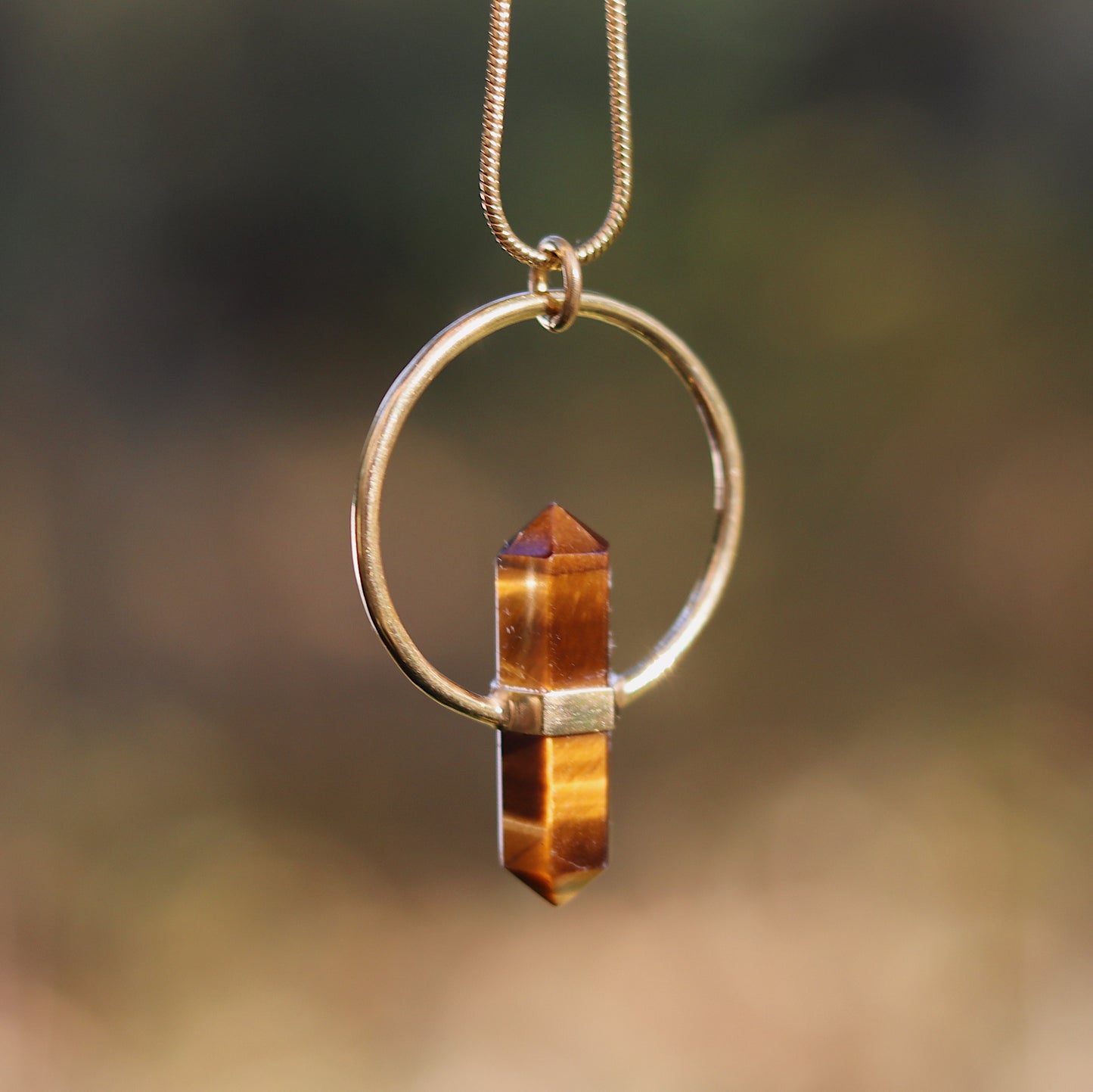 Citlali Necklace with Tiger Eye