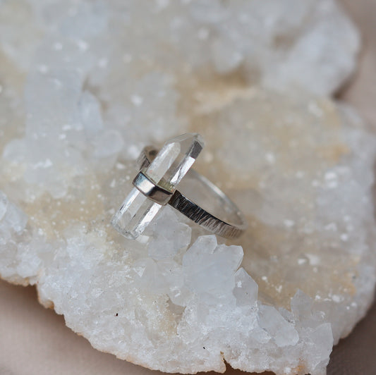 Citlali Ring with Clear Quartz