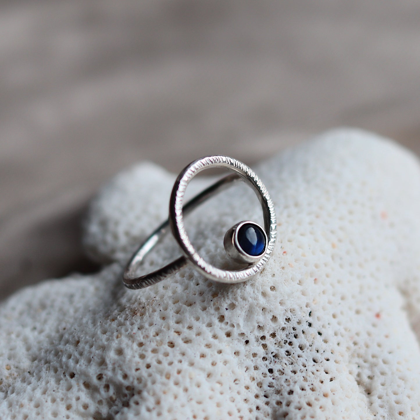 One Ring with Moonstone