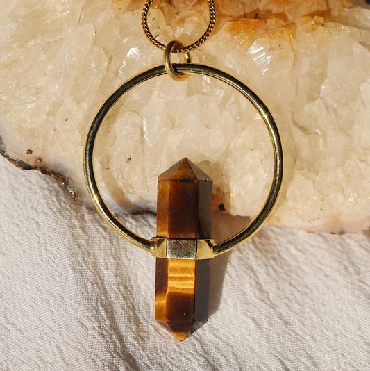 Citlali Necklace with Tiger Eye