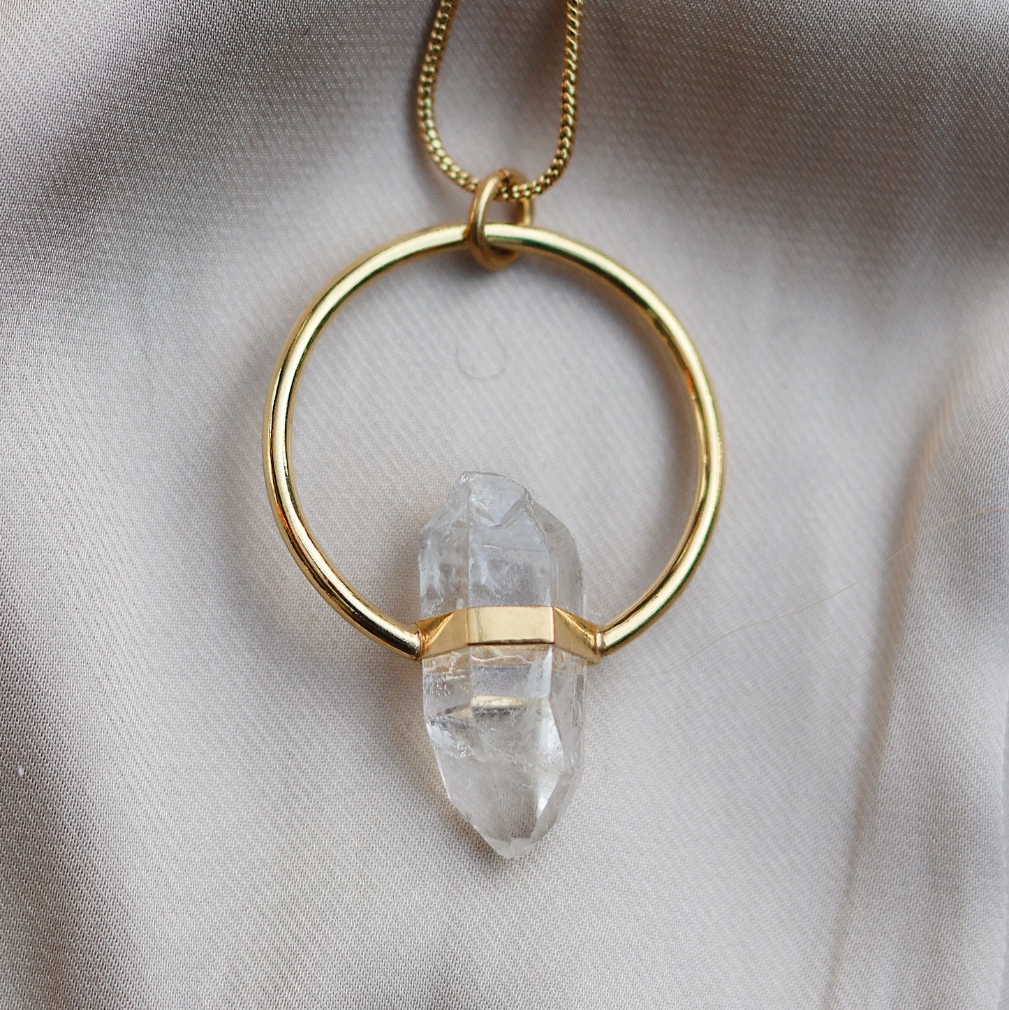 Citlali Necklace with Clear Quartz