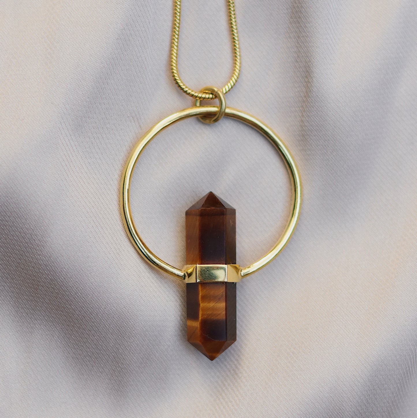 Citlali Necklace with Tiger Eye