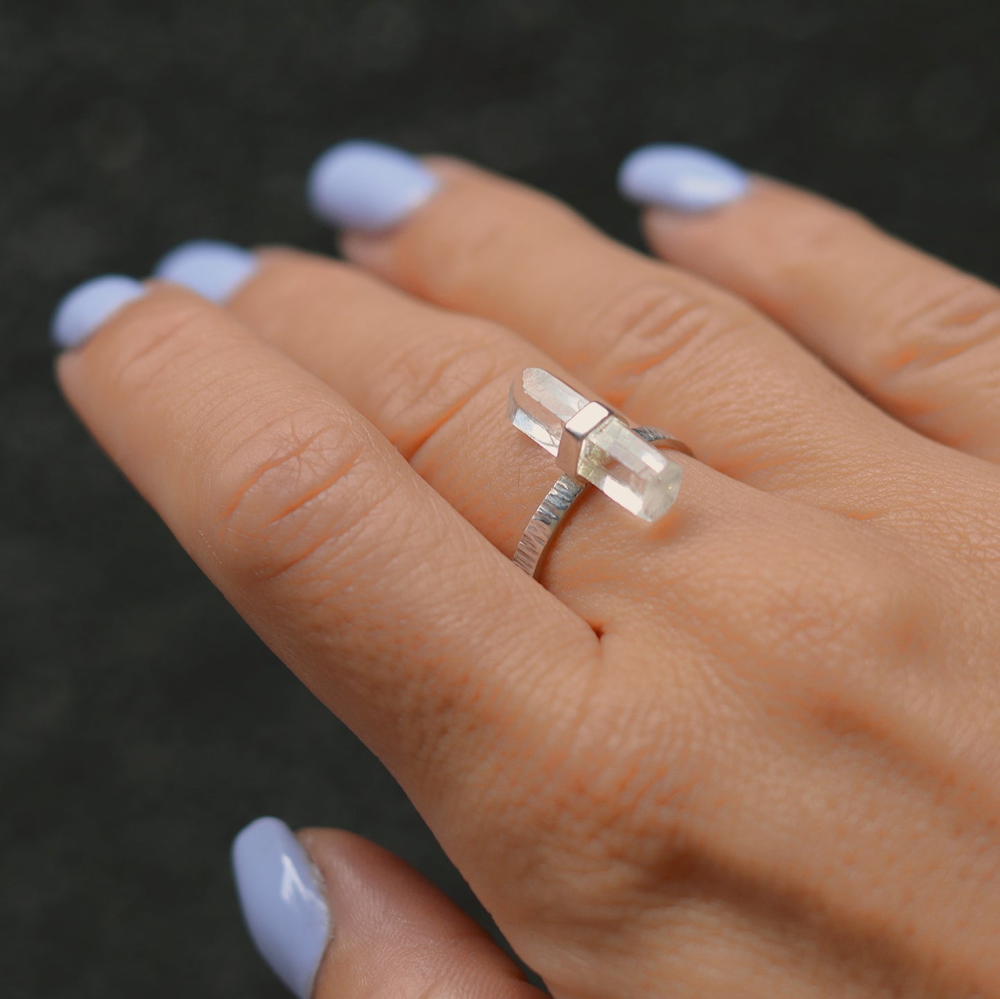 Citlali Ring with Clear Quartz