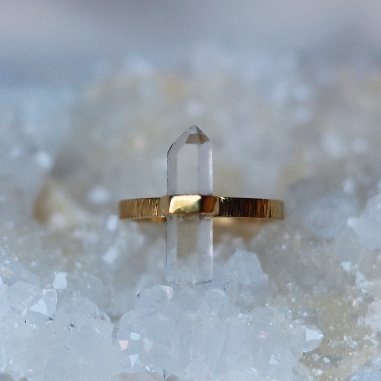 Citlali Ring with Clear Quartz