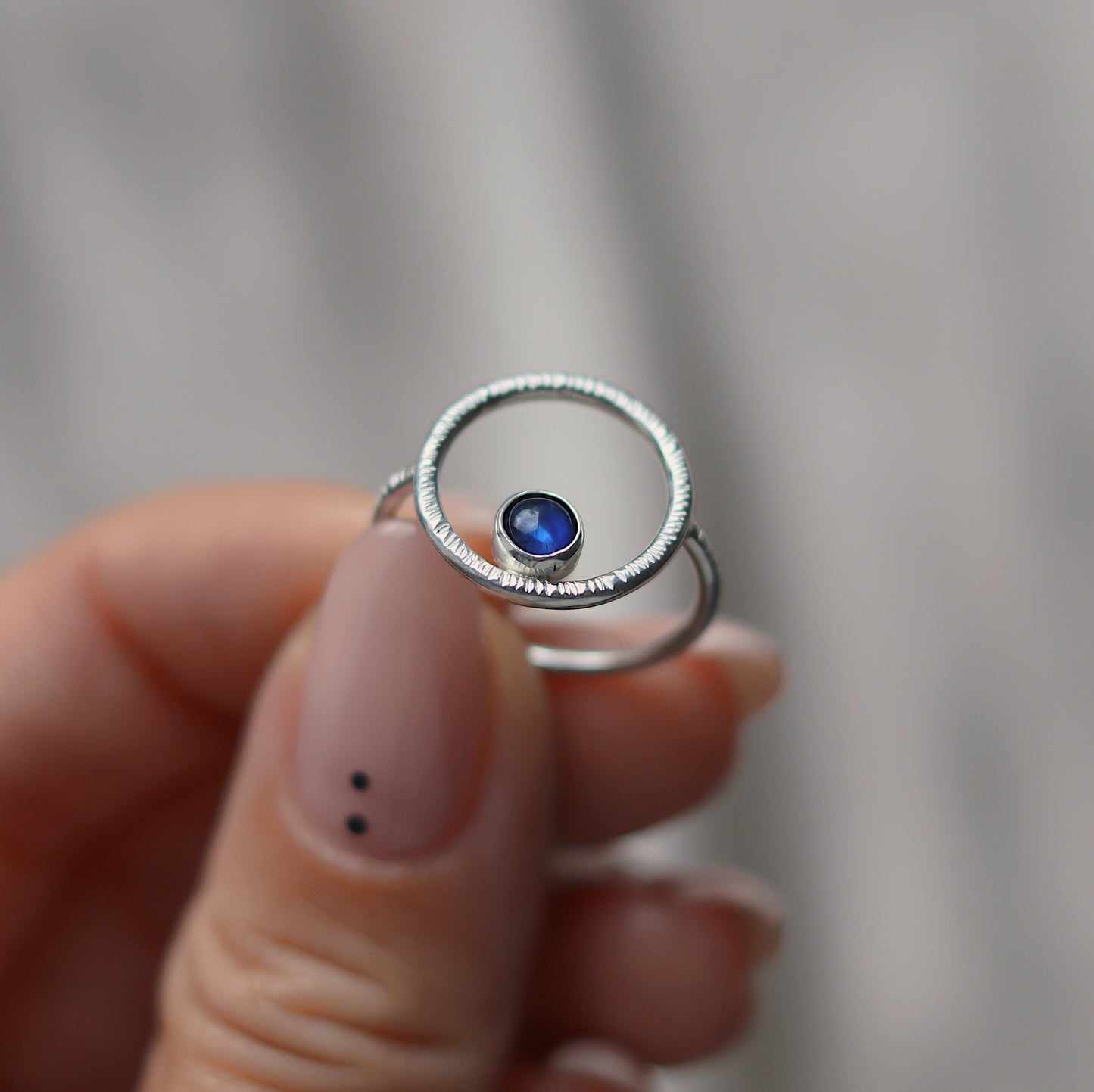 One Ring with Moonstone