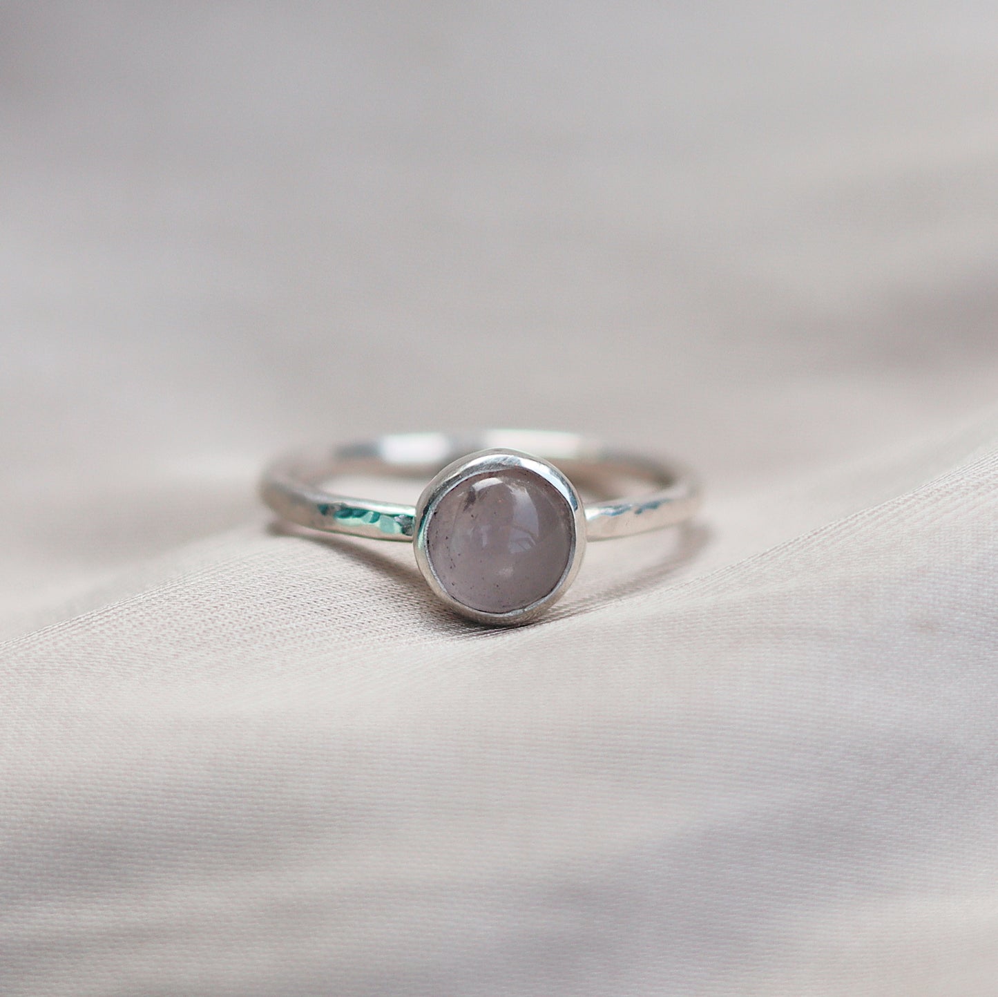 Lunafea Ring with Rosenquartz