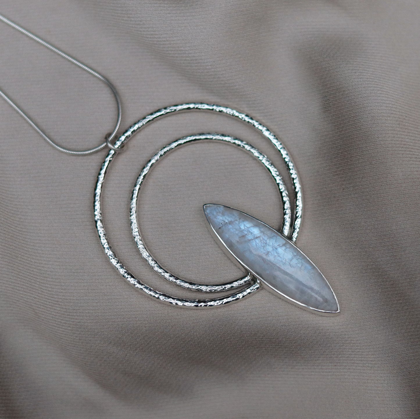 Mara Necklace with African Moonstone