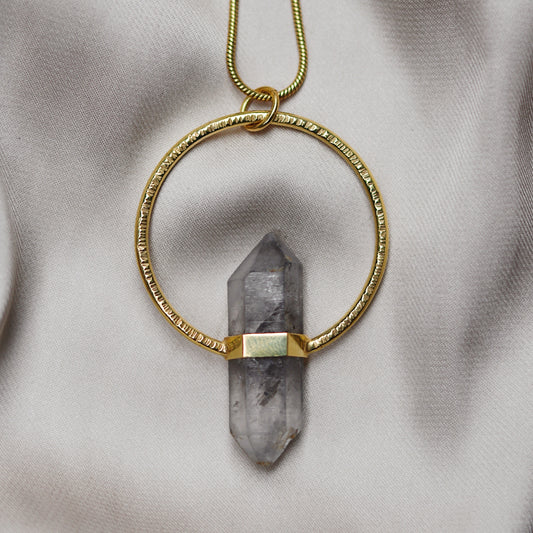 Citlali Necklace with Herkimer Diamond