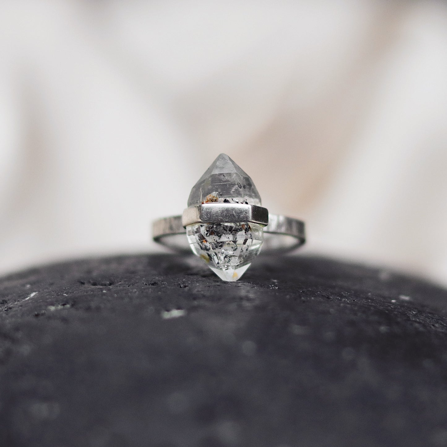 Citlali Ring with Herkimer Diamond