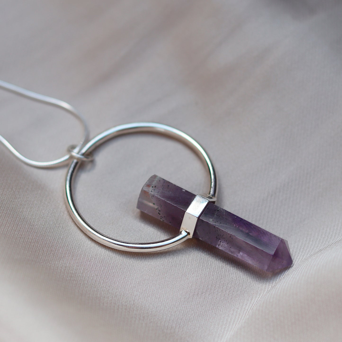 Citlali Necklace with Amethyst