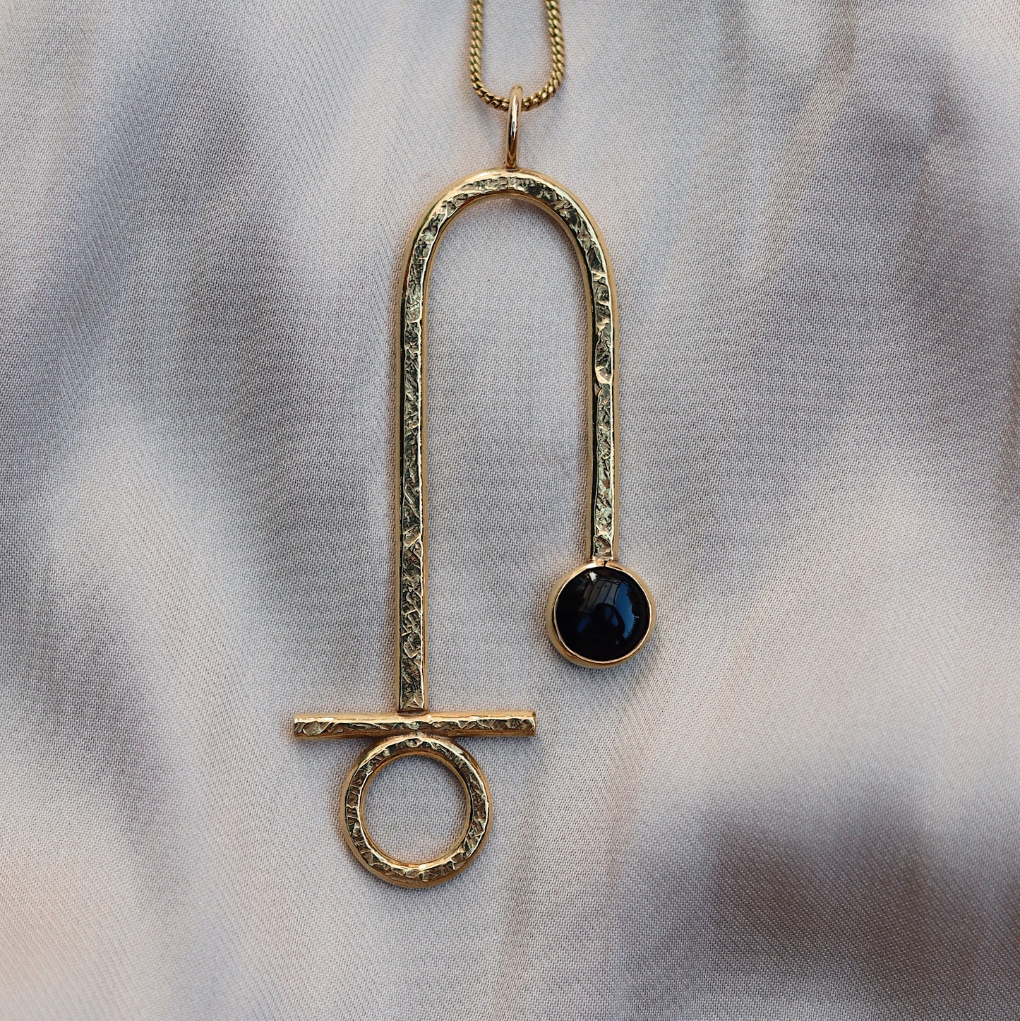 Koena Necklace with Onyx