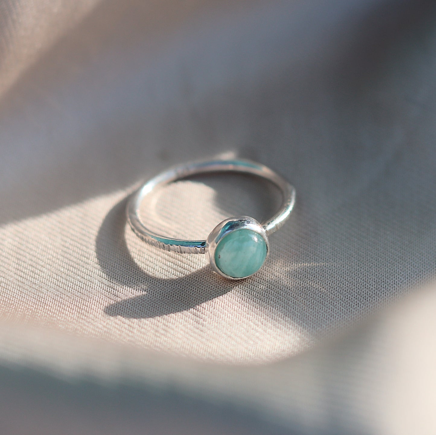 Lunafea Ring with Amazonite