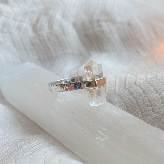 Citlali Ring with Clear Quartz