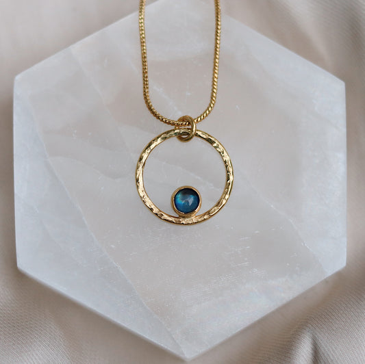 Lunafea Necklace with Moonstone