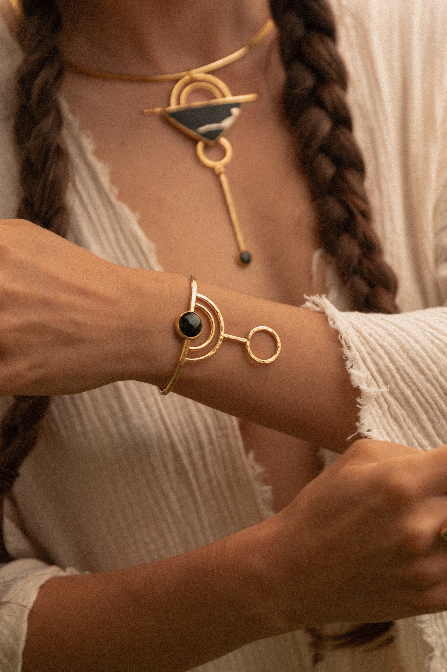 Taurite Cuff with Onyx