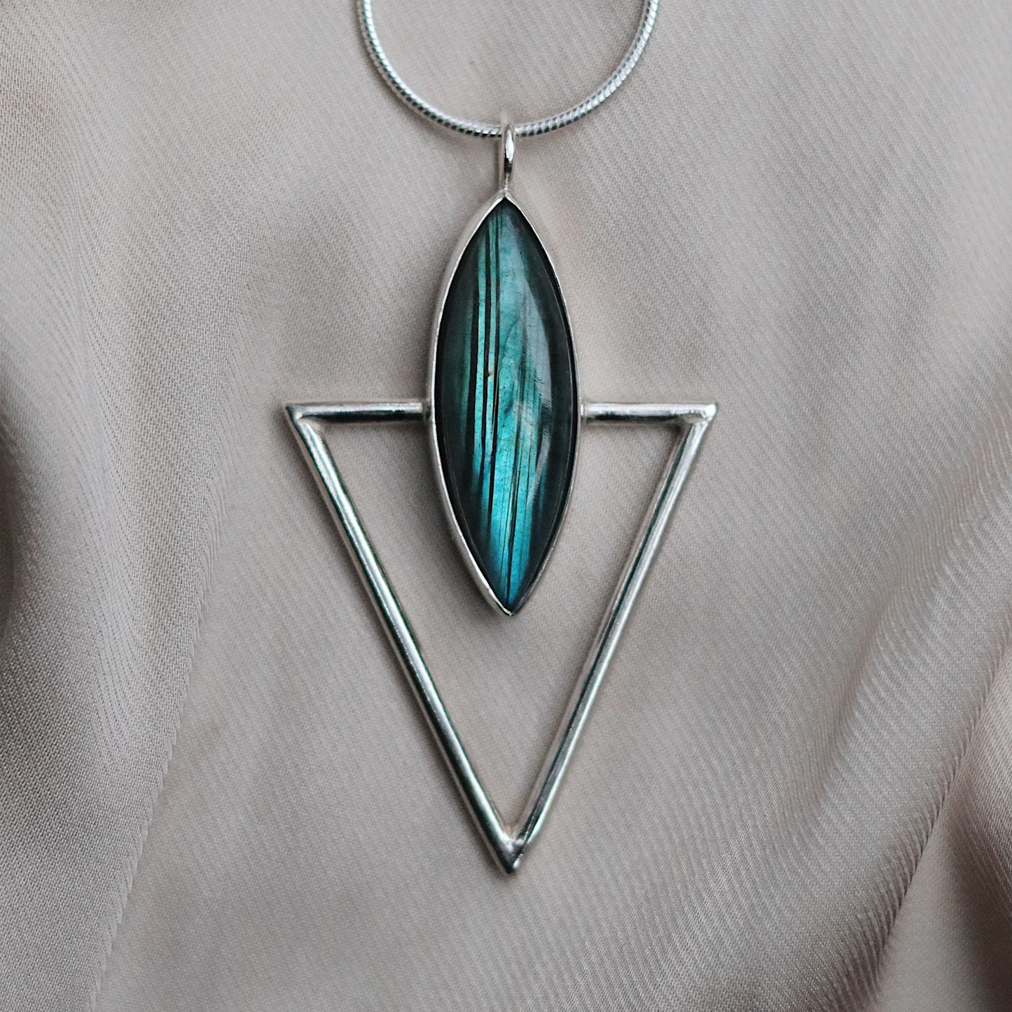 Karuna Necklace with Labradorite