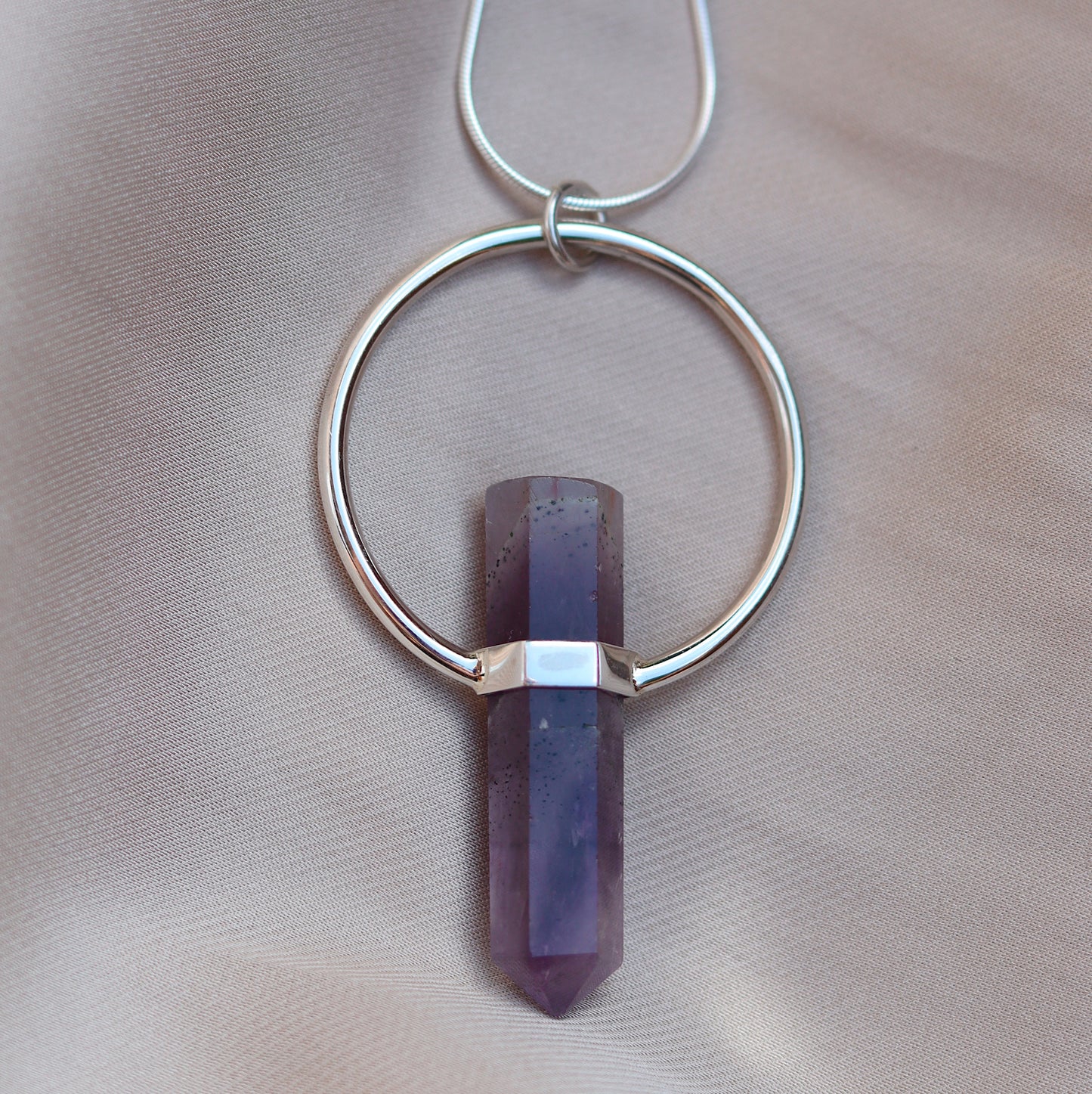 Citlali Necklace with Amethyst