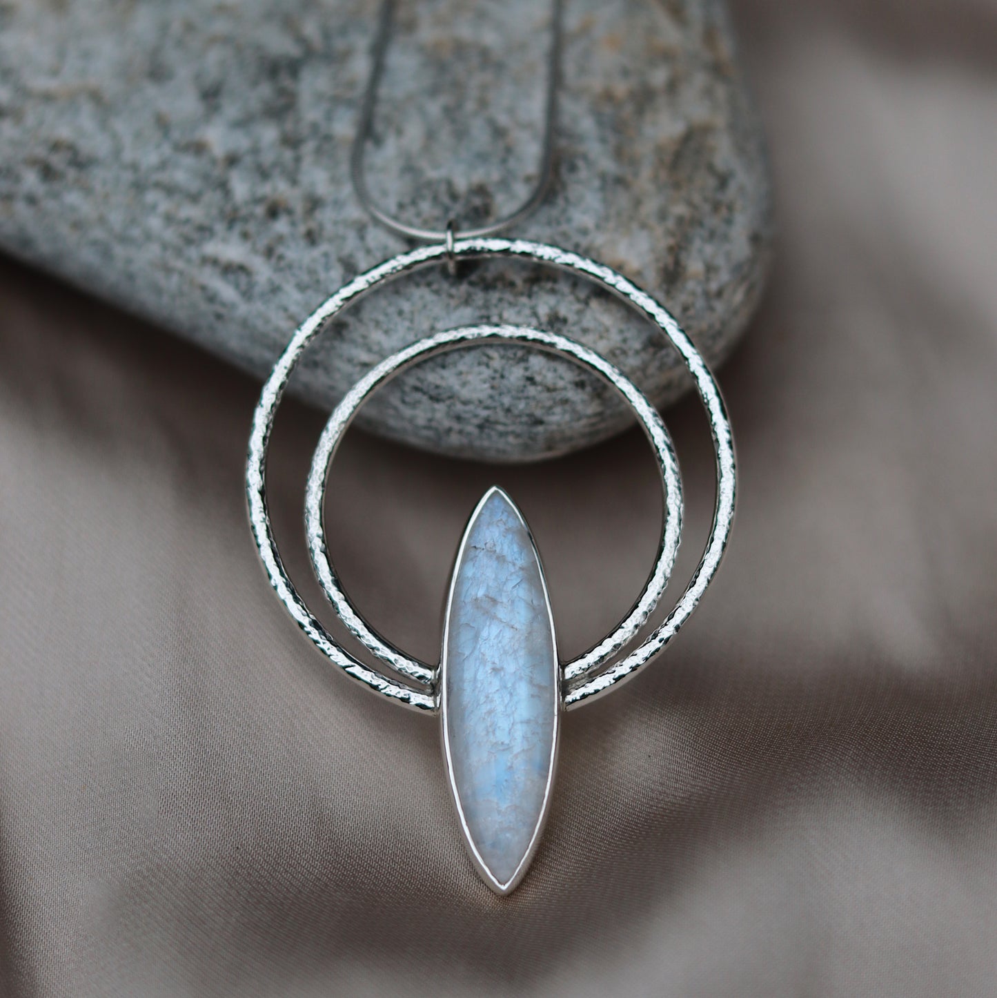 Mara Necklace with African Moonstone