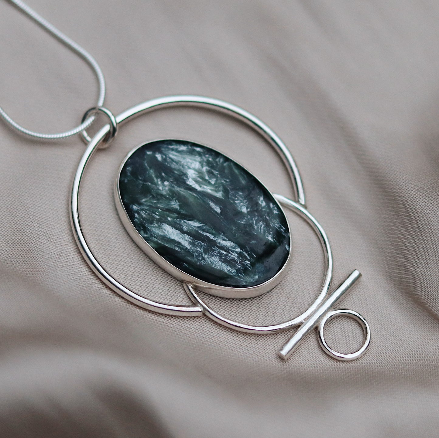 Alora Necklace with Seraphinite