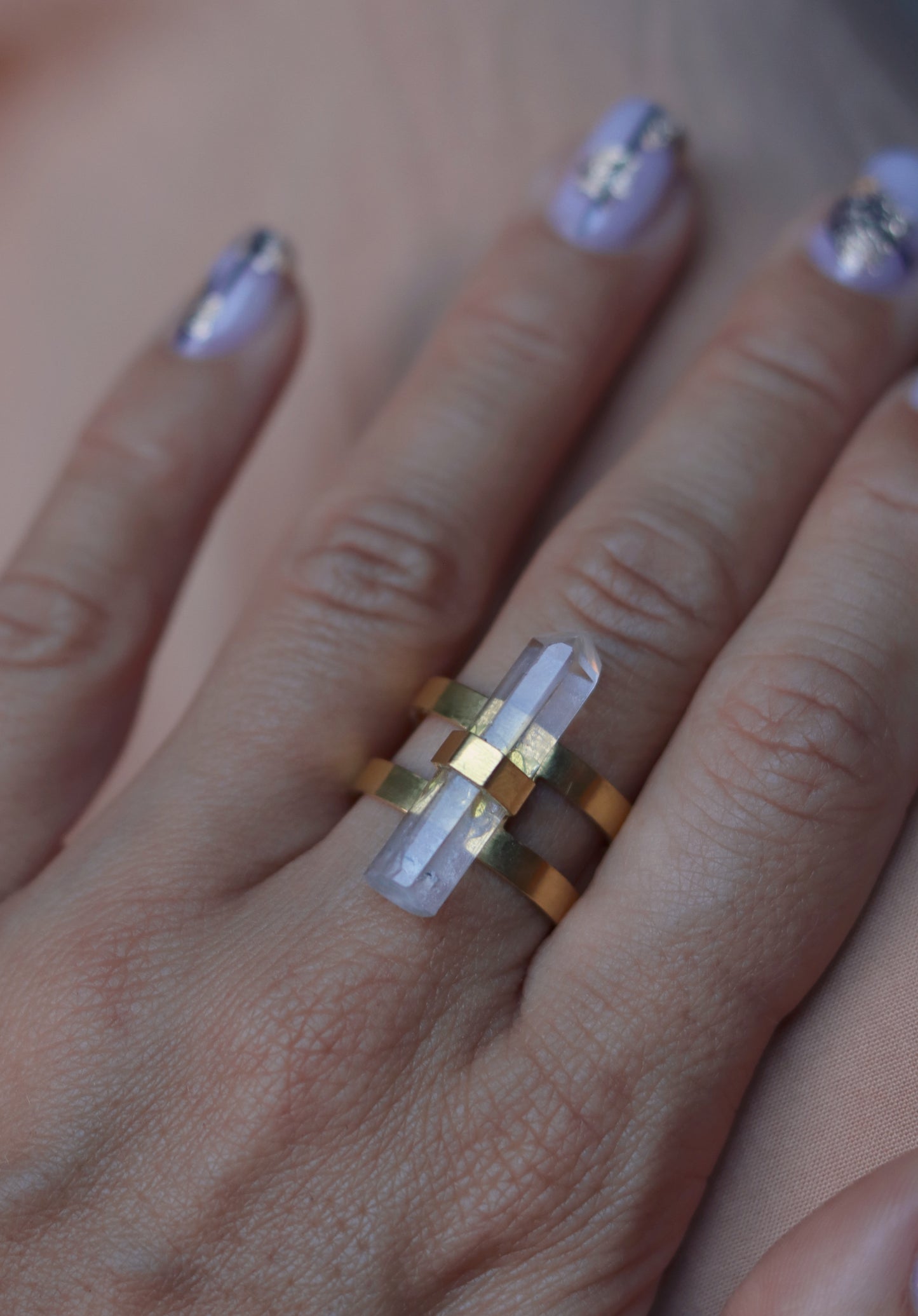 Ishta Ring with Clear Quartz