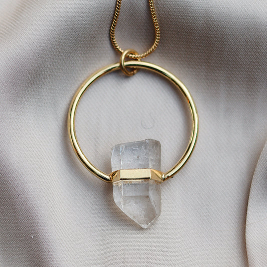 Citlali Necklace with Clear Quartz