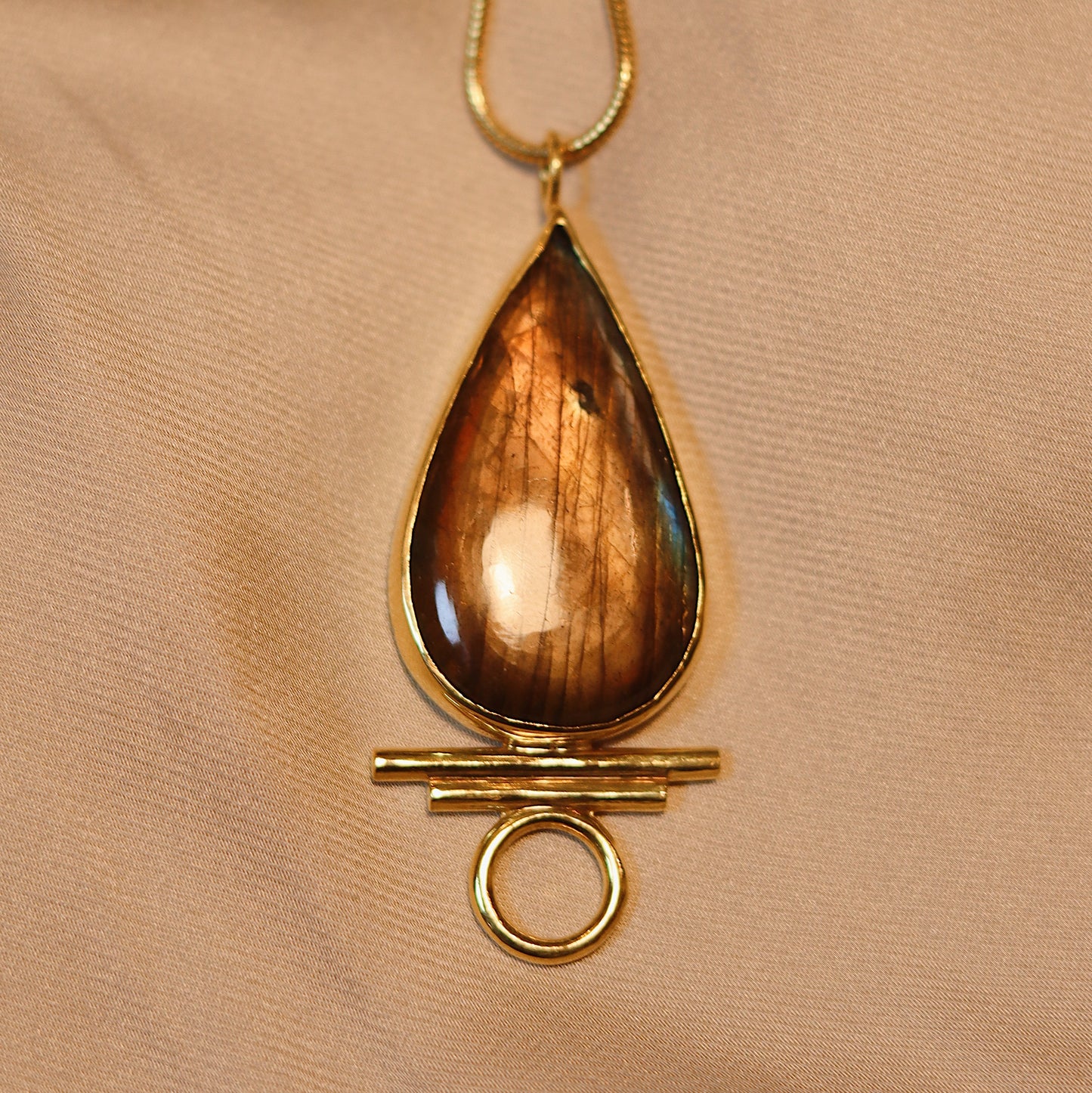 Indah Necklace with Labradorite