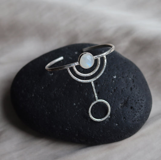 Taurite Cuff with Moonstone