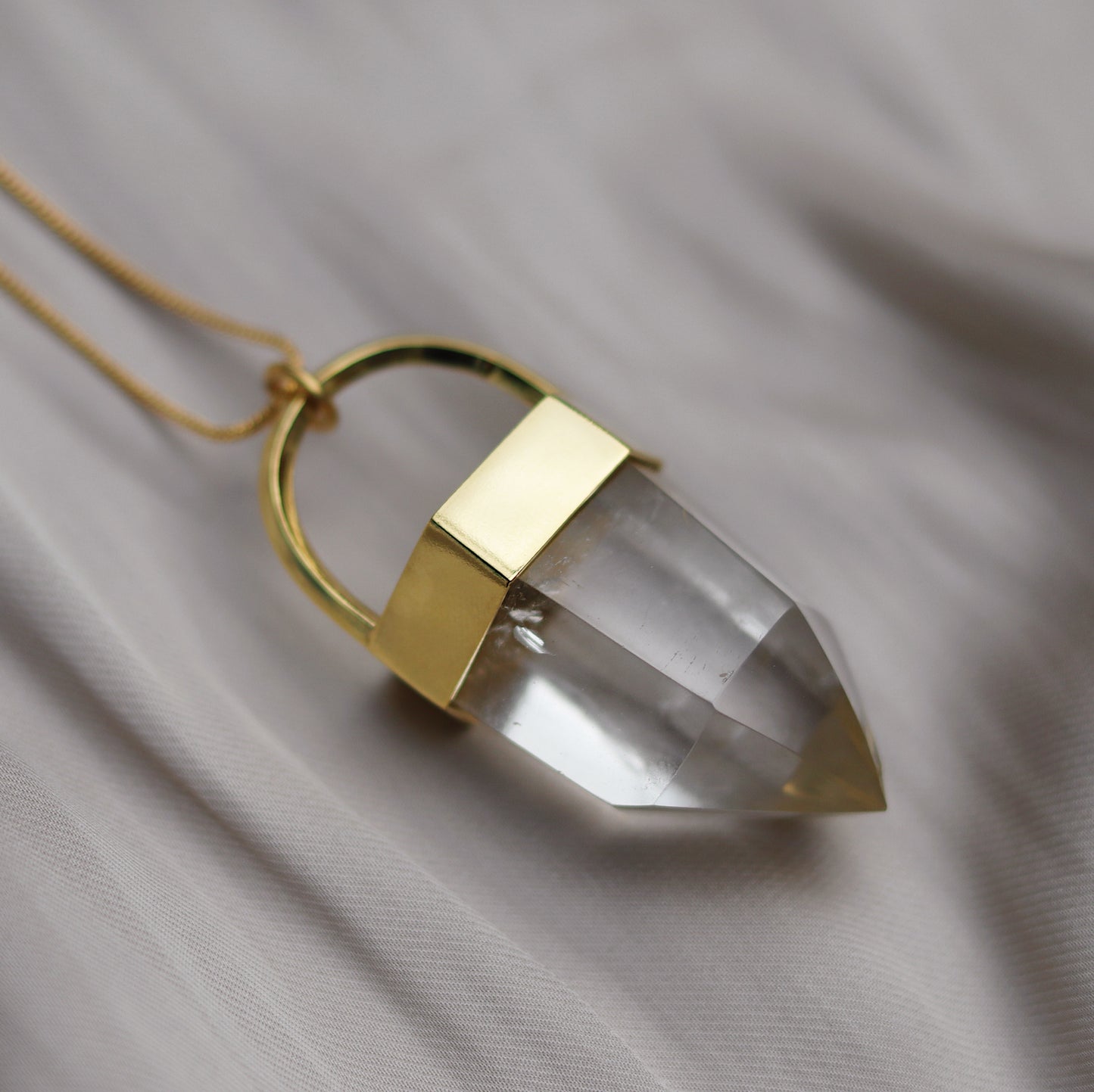 Damsha Necklace with Clear Quartz