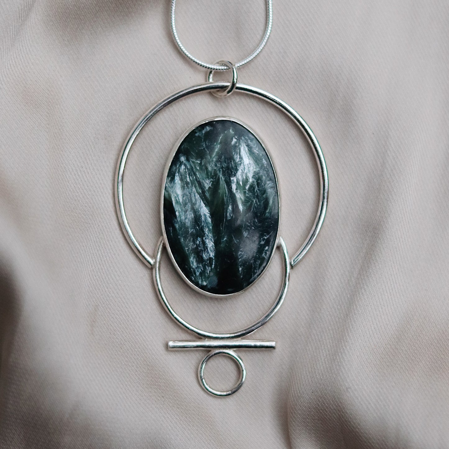 Alora Necklace with Seraphinite