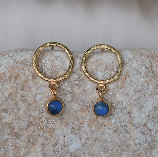 Lunafea Earrings with Moonstone