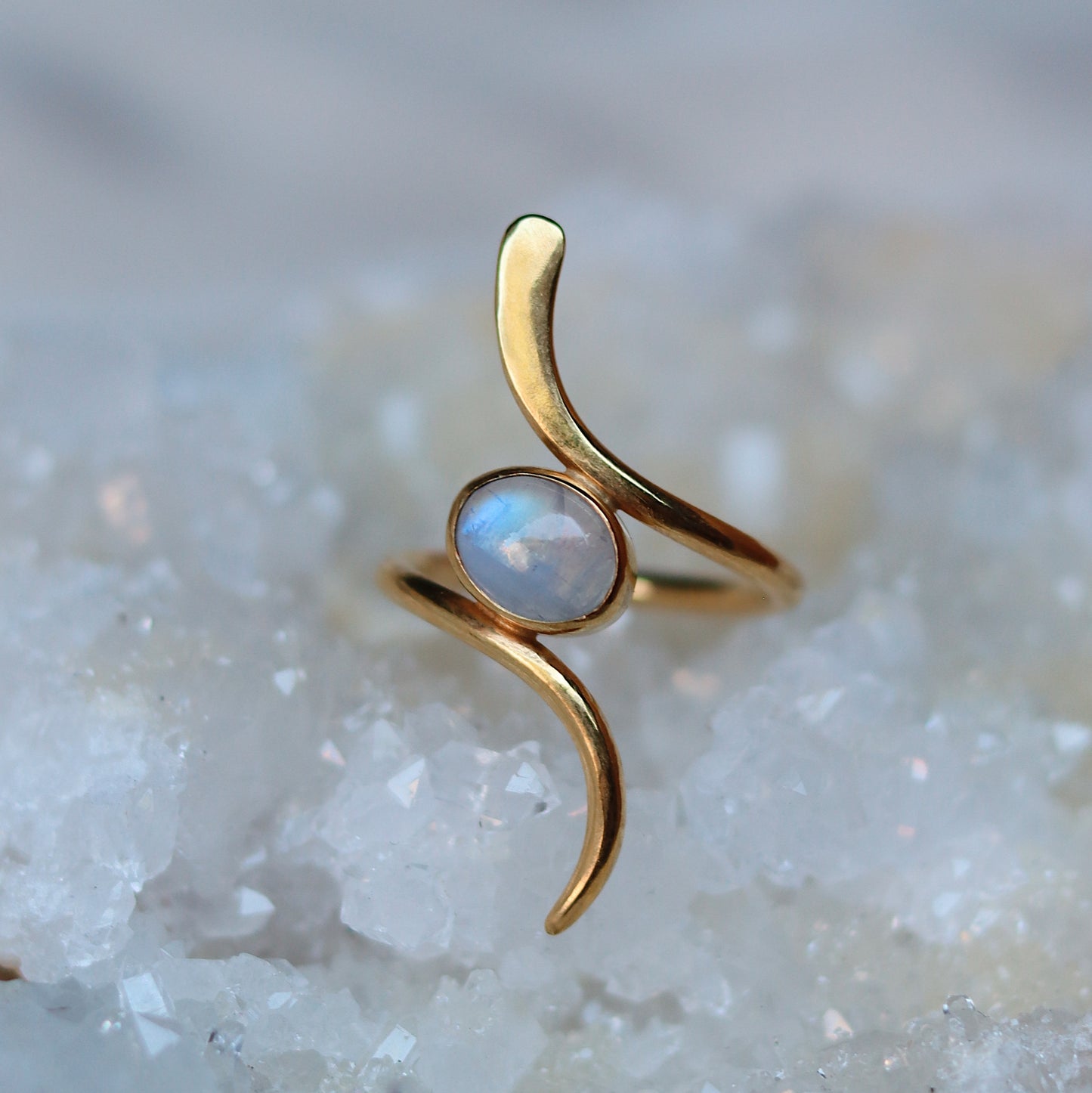 Naaga Ring with Moonstone