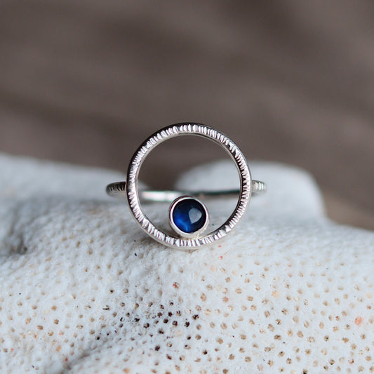 One Ring with Moonstone