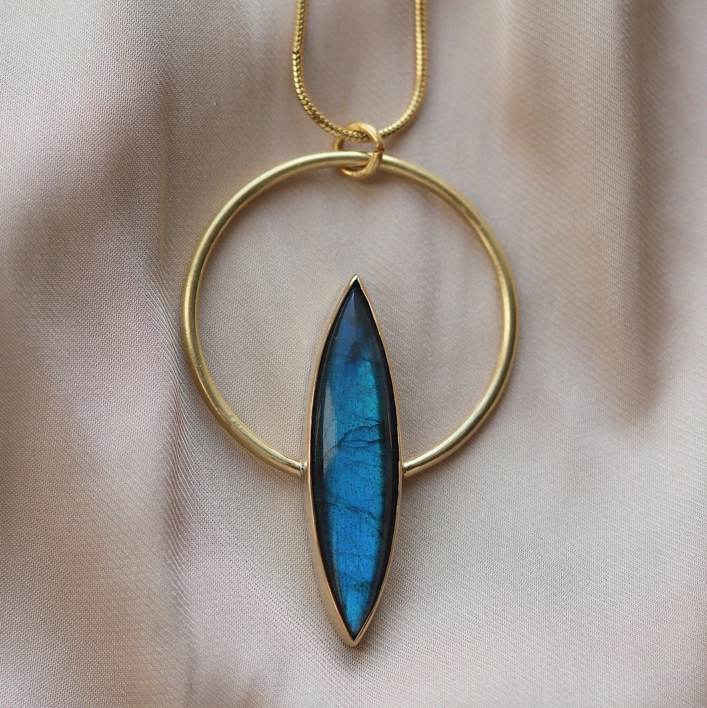 Ava Necklace with Labradorite