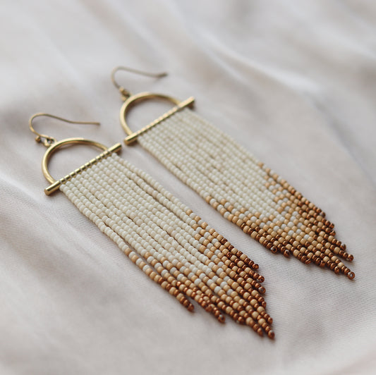 Hakari Earrings with Beads