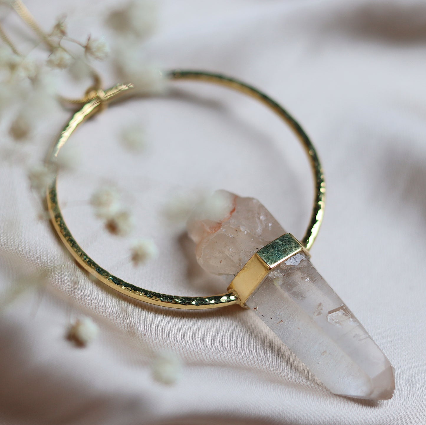 Citlali Necklace with Raw Laserquartz