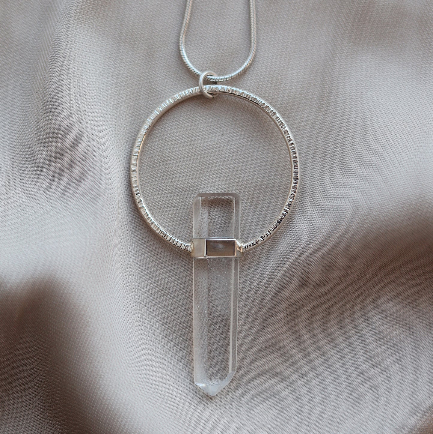 Citlali Necklace with Clear Quartz