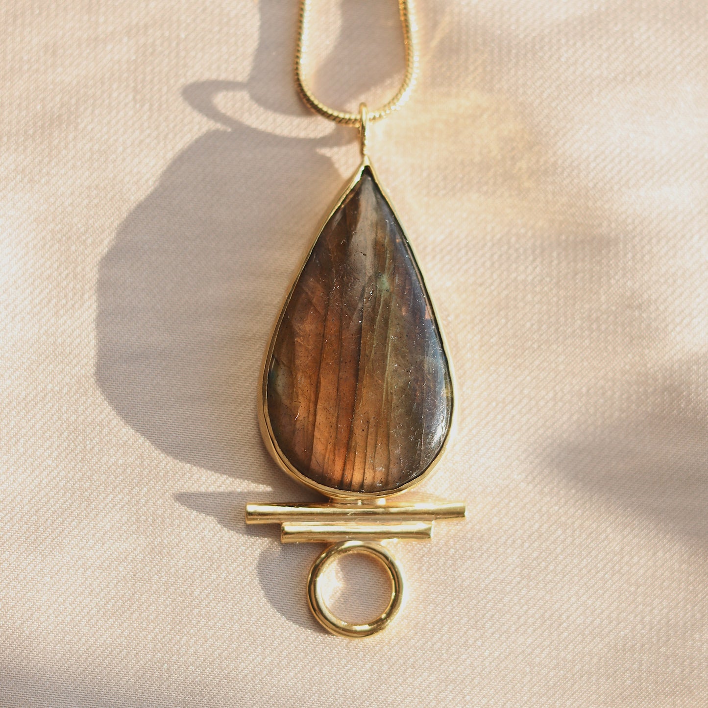 Indah Necklace with Labradorite