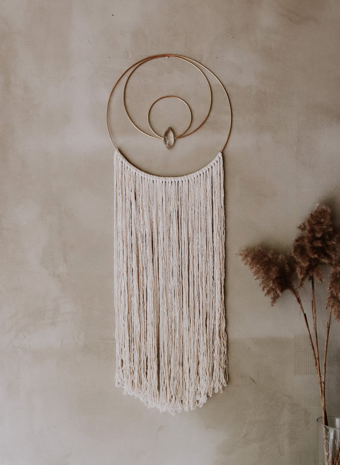 Mara Wall Hanging with Clear Crystal