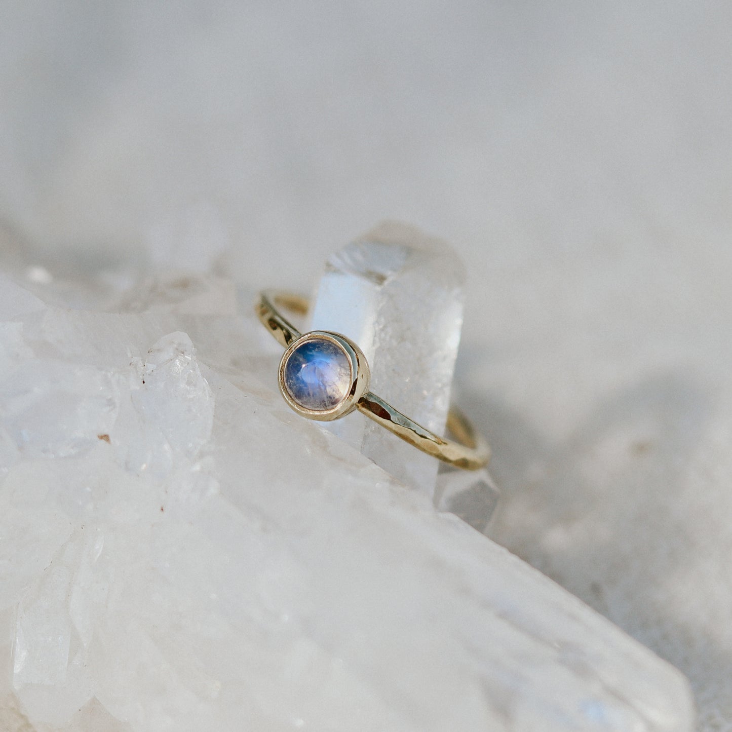 Lunafea Ring with Moonstone