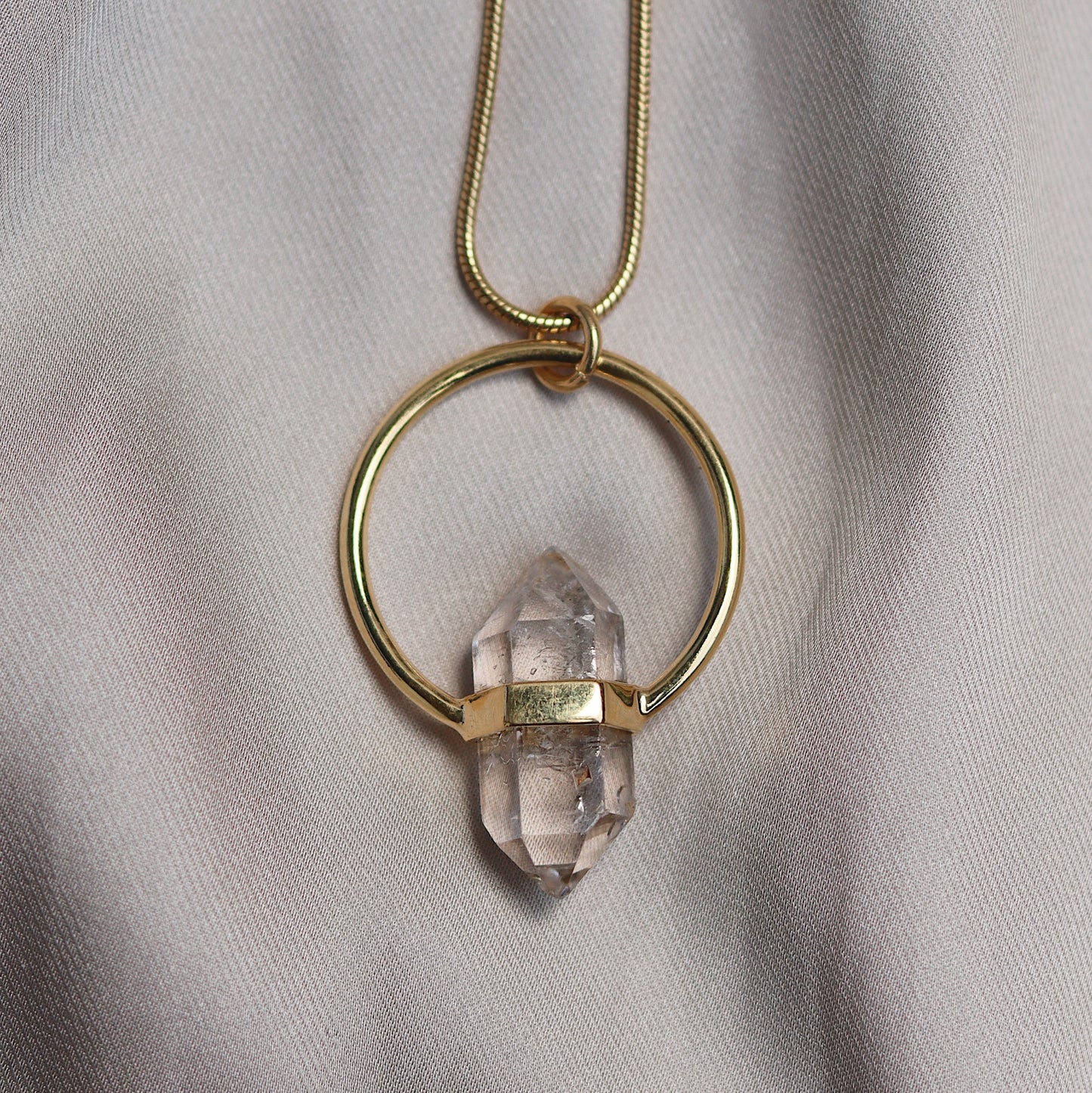 Citlali Necklace with Herkimer Diamond