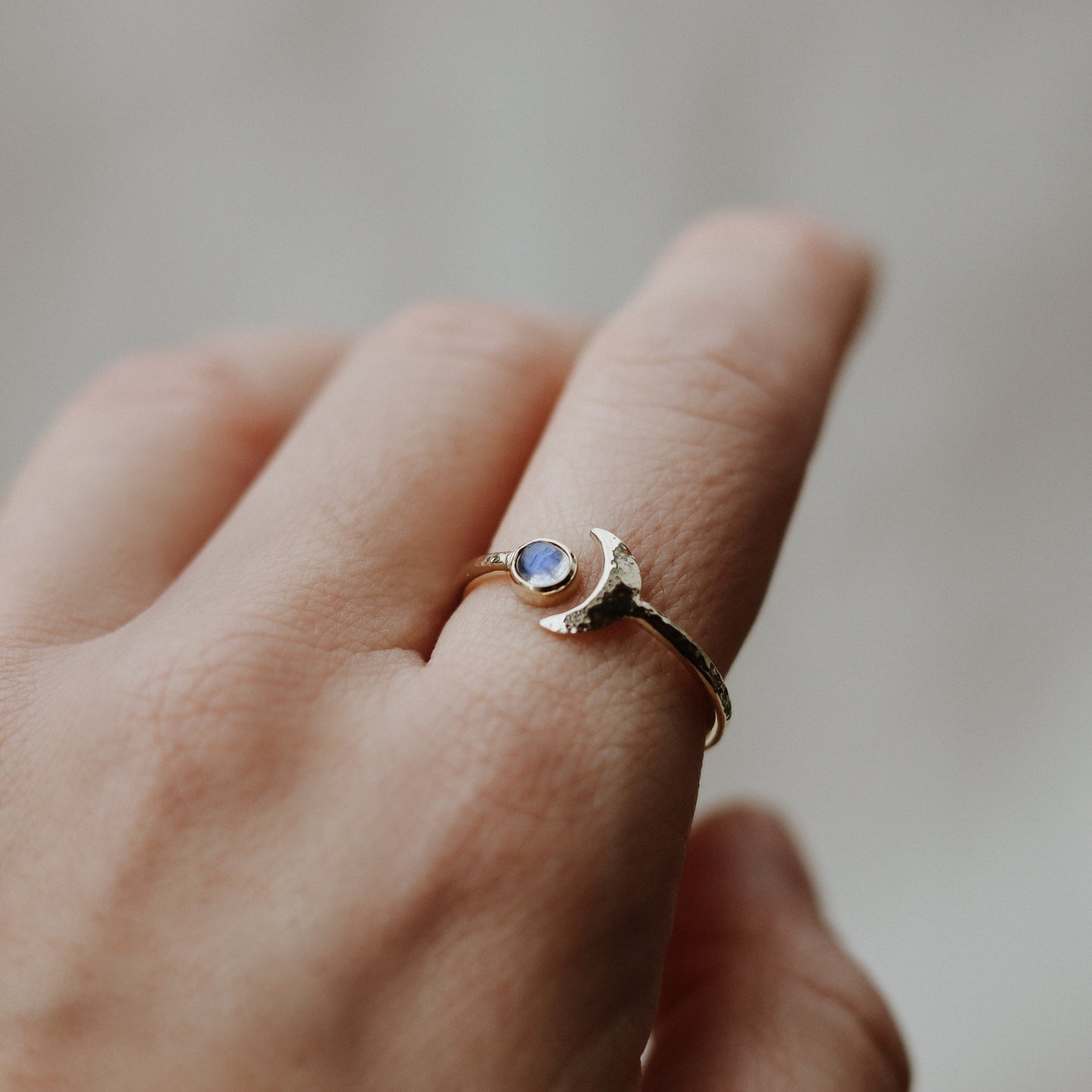 Dakini Ring with Moonstone